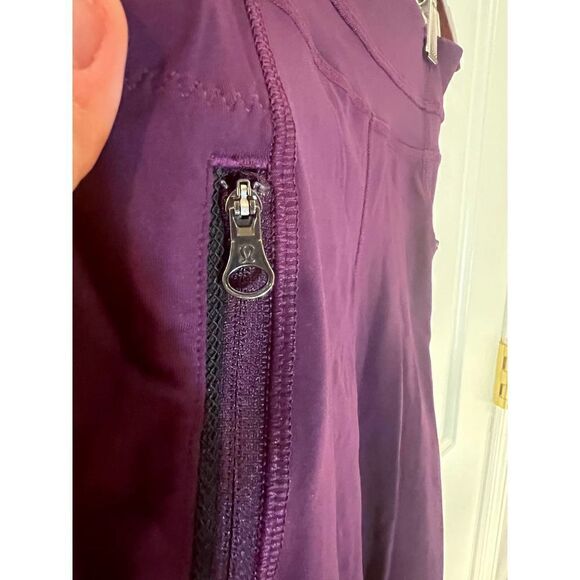 Lululemon Inspire Tight II (Brushed) Darkest Magenta Sz. 4 - Picture 6 of 6